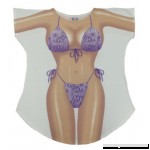 L.A. Imprints Wild Snake Bikini Body Cover-Up T-Shirt #52 Regular Size White  B00KY55OK2